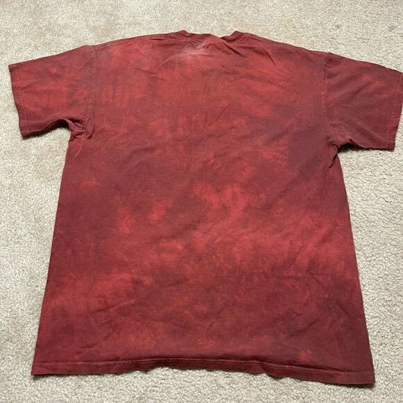 The Mountain Leather Tag Wolf Print T-Shirt Large - Picture 5 of 9
